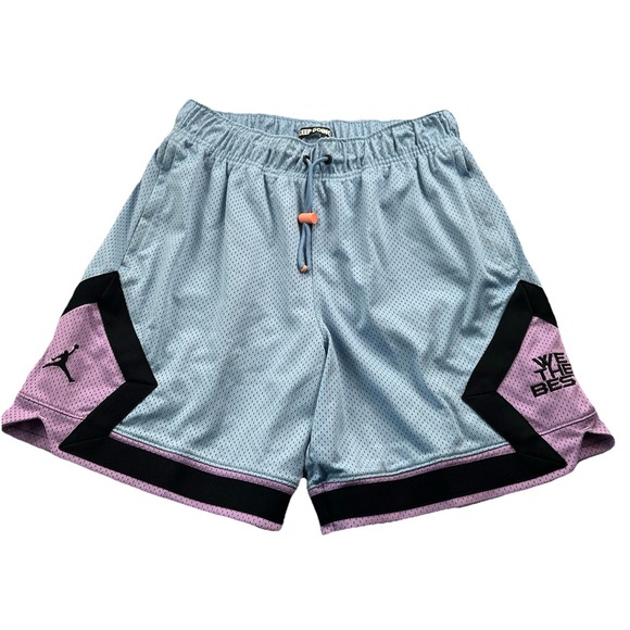 Jordan DJ Khaled Diamond‎ Men's Shorts Large We The Best Leach Blue DV7491-472 - Picture 1 of 9